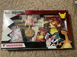 Pokemon Celebrations V Memories Box Booster Charizard Sylveon New Sealed 25th - Image 1
