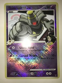 Pokemon Dusknoir FB 26/147 Cross Hatch Holo League Promo LP/NM - Image 1