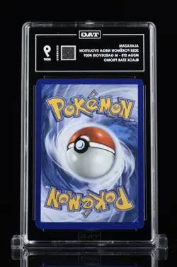Alakazam - 2025 POKEMON Mega Evolution ETB BLACK STAR PROMO 009 Graded TAG 9 - Image 2
