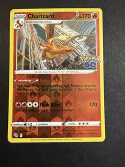 Charizard 010/078 Pokemon GO Reverse Holo - Image 1