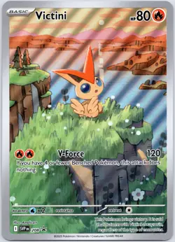 Victini SVP208 Oversized/Jumbo (NM) - SVP Black Star Promo Unova - Pokemon TCG - Image 1