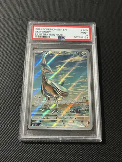 Pokemon TCG Skarmory 209/191 Surging Sparks Illustration Rare Holo PSA 9 Mint - Image 1