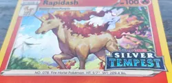 Pokemon TCG Rapidash SWSH270 Pre Release Stamped Black Star Promo - Image 5