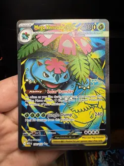 Pokemon Mega Venusaur EX 155/132 Me01: Mega Evolution Holo NM/M - Image 1