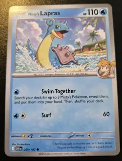 Misty's Lapras 050/182 Common Scarlet & Violet: Destined Rivals Pokemon TCG - Image 1