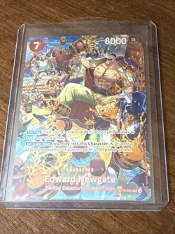 (OP10 Royal Blood) Edward Newgate SP (ST15-002) FULL ART ONE PIECE TCG - Image 3