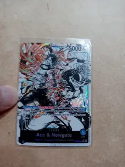 Ace & Newgate - Alt Art Parallel - ST22-001 - One Piece Starter - NM - Image 1