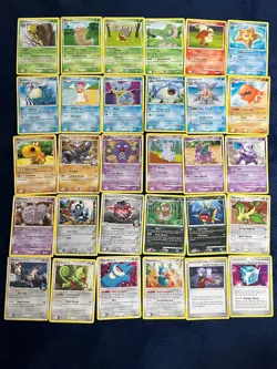 Rising Rivals 2009 Pokemon Card Lot (30) Vintage Bulk Platinum Era Non Holo Rare - Image 1