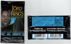 Battle of Helm's Deep Booster Pack x1 Sealed 11-card pack LOTR Trading Card Game - Image 1