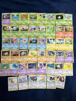 Supreme Victors 2009 Pokemon Card Lot (46) Vintage Bulk Platinum Non Holo Rare - Image 1