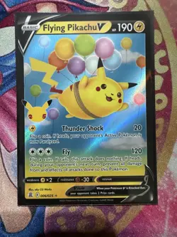 Flying Pikachu V 006/025 Celebrations Ultra Rare Foil Pokemon TCG Card Mint - Image 1