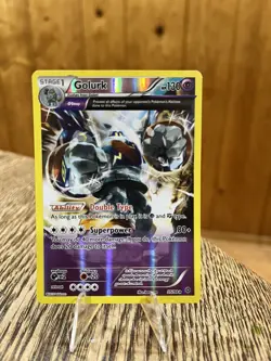 Pokemon Card Golurk 35/98 XY Ancient Origins Reverse Holo Near Mint - Image 1