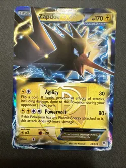 Zapdos EX - 48/135 - Ultra Rare Plasma Storm Set - Pokemon Card - Image 1