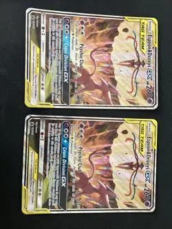 Espeon & Deoxys GX Tag Team Jumbo Cards Holo Black Star Promo SM240 - Image 2