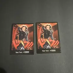 X2 DON!! Card (Nico Robin) ONE PIECE UNRELEASED EB03 Heroines Edition Near Mint - Image 1