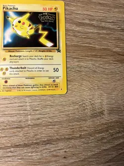 Pokemon Pikachu the First Movie Kids WB Promo Card 4 WOTC Black Star Stamped - Image 2