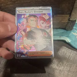 Pokemon TCG Destined Rivals Team Rockets Giovanni Full Art Card 238/182 - Image 3