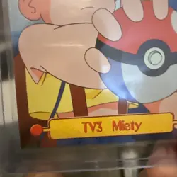 1999 Topps Pokemon TV3 Misty Holo Foil Card #TV3 Series 1 - Image 5