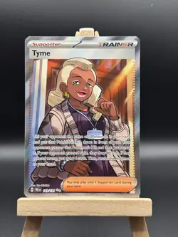 Tyme 143/131 Prismatic Evolutions Ultra Rare Pokemon TCG Card NM 143/131 - Image 1