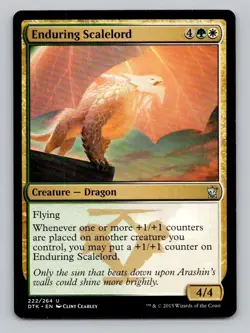 Enduring Scalelord 155 U Commander Anthology Volume II Magic The Gathering NM - Image 1