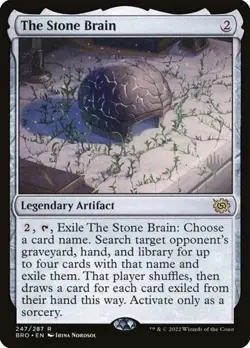 The Stone Brain - Promo BRO NM MTG - Image 1