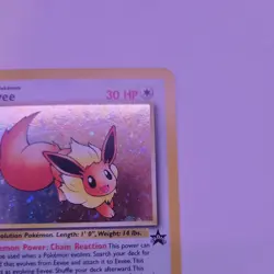 Pokemon Eevee 11/53 Black Star Promo Holo Card WOTC - Image 3