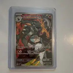 Pokemon Team Rocket's Houndoom Sv10 Destined Rivals Illustration Rare Holo 191/… - Image 1