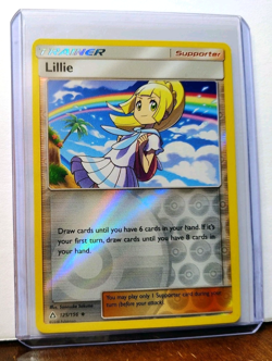 POKEMON LILLIE 125/156 REVERSE HOLO TRAINER ULTRA PRISM LP-NM - Image 5