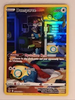 Dunsparce - GG23/GG70 - Pokemon Crown Zenith Galarian Gallery Holo Card NM - Image 1