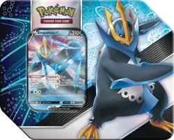 Pokemon TCG 2021 V Strikers Tin, ft. Empoleon V - Evolving SkiesU - New / Sealed - Image 1