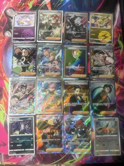 Pokemon 16 Card Lot nm Full Art Trainer HOLO Rare Hits Only F101 - Image 1