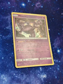POKEMON MEWTWO 75/214 CRACKED ICE HOLO RARE UNBROKEN BONDS THEME DECK HP - Image 4