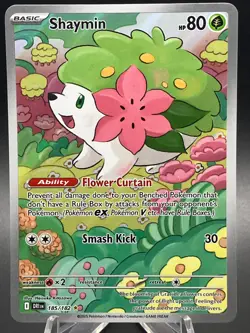 Pokemon TCG Shaymin 185/182 Sv10: Destined Rivals Illustration Rare IR Mint - Image 2