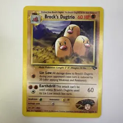 Brock's Dugtrio 22/132 Gym Challenge Regular Pokemon TCG NM - Image 1