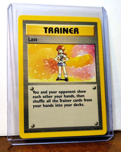 POKEMON LASS 75/102 RARE TRAINER BASE SET LP-NM - Image 5