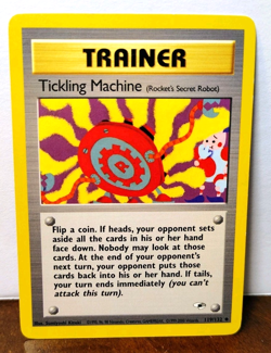 POKEMON TICKLING MACHINE 119/132 TRAINER GYM HEROES MP-LP - Image 1