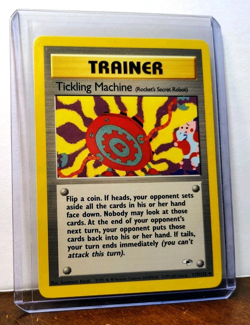 POKEMON TICKLING MACHINE 119/132 TRAINER GYM HEROES MP-LP - Image 5