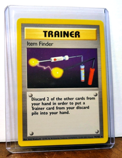 POKEMON ITEM FINDER 74/102 RARE TRAINER BASE SET LP-NM - Image 5