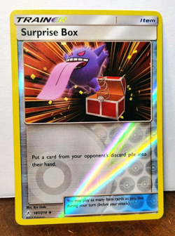 POKEMON SURPRISE BOX 187/214 REVERSE HOLO UNBROKEN BONDS GENGAR MP-LP - Image 1