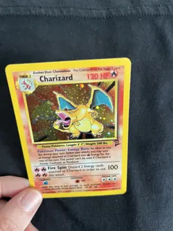 Pokemon TCG Charizard 004/130 Base Set 2 Holo 1999-2000 LP-NM - Image 2