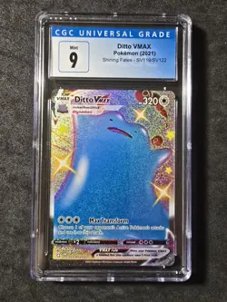 Ditto VMAX SV119/SV122 SR - Pokemon(2021) Shining Fates CGC Mint 9!!!💎💎💎 - Image 1