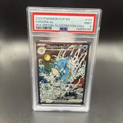 2024 POKEMON SVP EN-SV BLACK STAR PROMO #131 KINGDRA EX PSA 9 Mint - Image 1