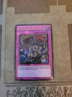 YUGIOH ROYAL OPPRESSION GLD4-EN047 GOLD LIMITED ED NM - Image 1