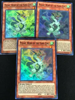 YUGIOH PULAO WIND OF THE YANG ZING DUEA-EN031 SUPER X3 (NM) - Image 1