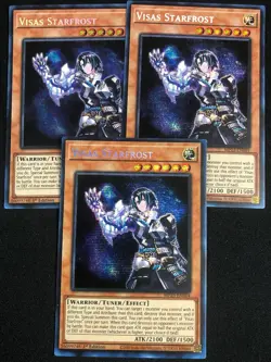 YUGIOH VISAS STARFROST MP23-EN064 1ST SECRET X3 NM - Image 1