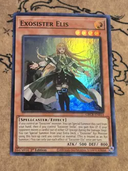 Yugioh Exosister Elis GRCR-EN013 1st Edition Super Rare NM - Image 1