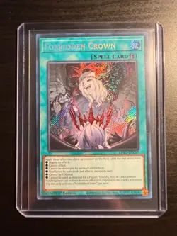 Forbidden Crown (SECRET RARE) BPRO-EN067 (MINT) 1st Edition Yu-Gi-Oh! Konami - Image 1