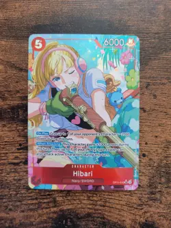 One Piece11-010 TCG Hibari (Alternate Art) A Fist of Divine Speed Foil Mint - Image 1
