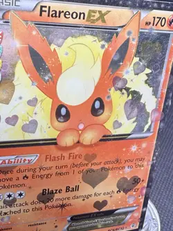 Pokemon Card - Flareon EX RC6/RC32 Generations: Radiant Collection Rare Holo HP - Image 2