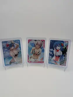 Rem, Re:Zero Waifu Cards Goddess Story Senpai Doujin Anime girl CCG Waifu Cards - Image 1